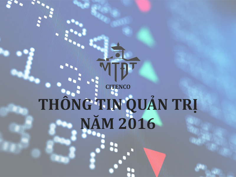 Thông tin quản trị năm 2016