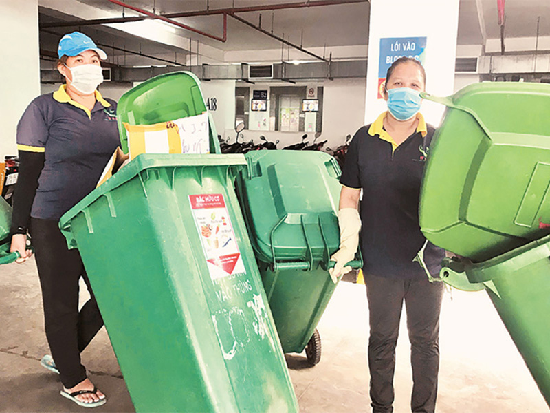 Xuân ấm cho công nhân vệ sinh môi trường