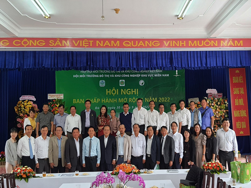 HỘI NGHỊ BAN CHẤP HÀNH MỞ RỘNG NĂM 2022 HỘI MÔI TRƯỜNG ĐÔ THỊ VÀ KCN KHU VỰC MIỀN NAM