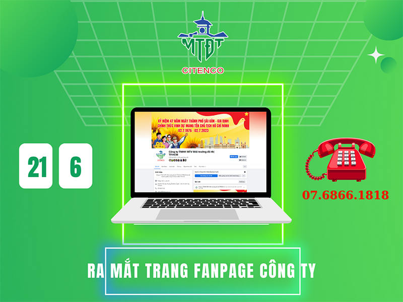 RA MẮT TRANG FACEBOOK (FANPAGE) CHÍNH THỨC CỦA CÔNG TY