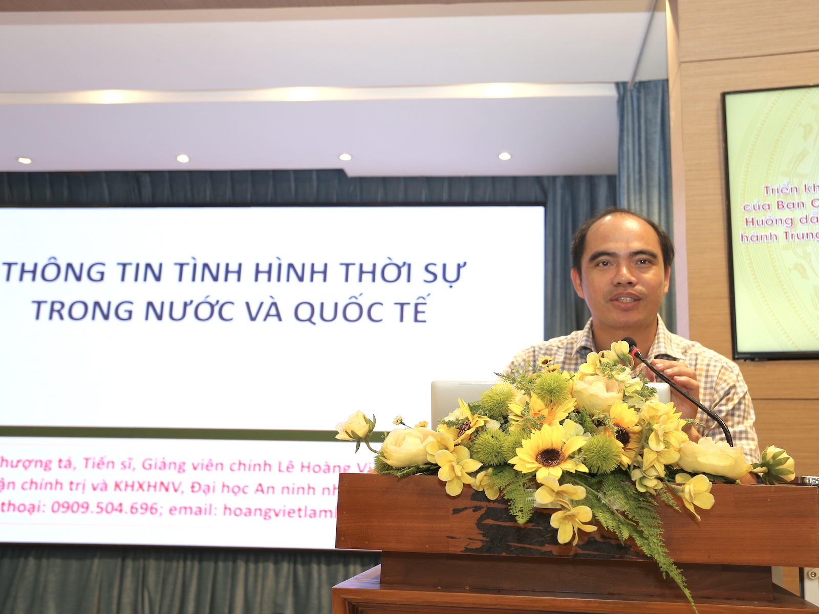 HỘI NGHỊ QUÁN TRIỆT QUY ĐỊNH, HƯỚNG DẪN THI HÀNH ĐIỀU LỆ ĐẢNG VÀ THÔNG TIN THỜI SỰ QUÝ III/2025