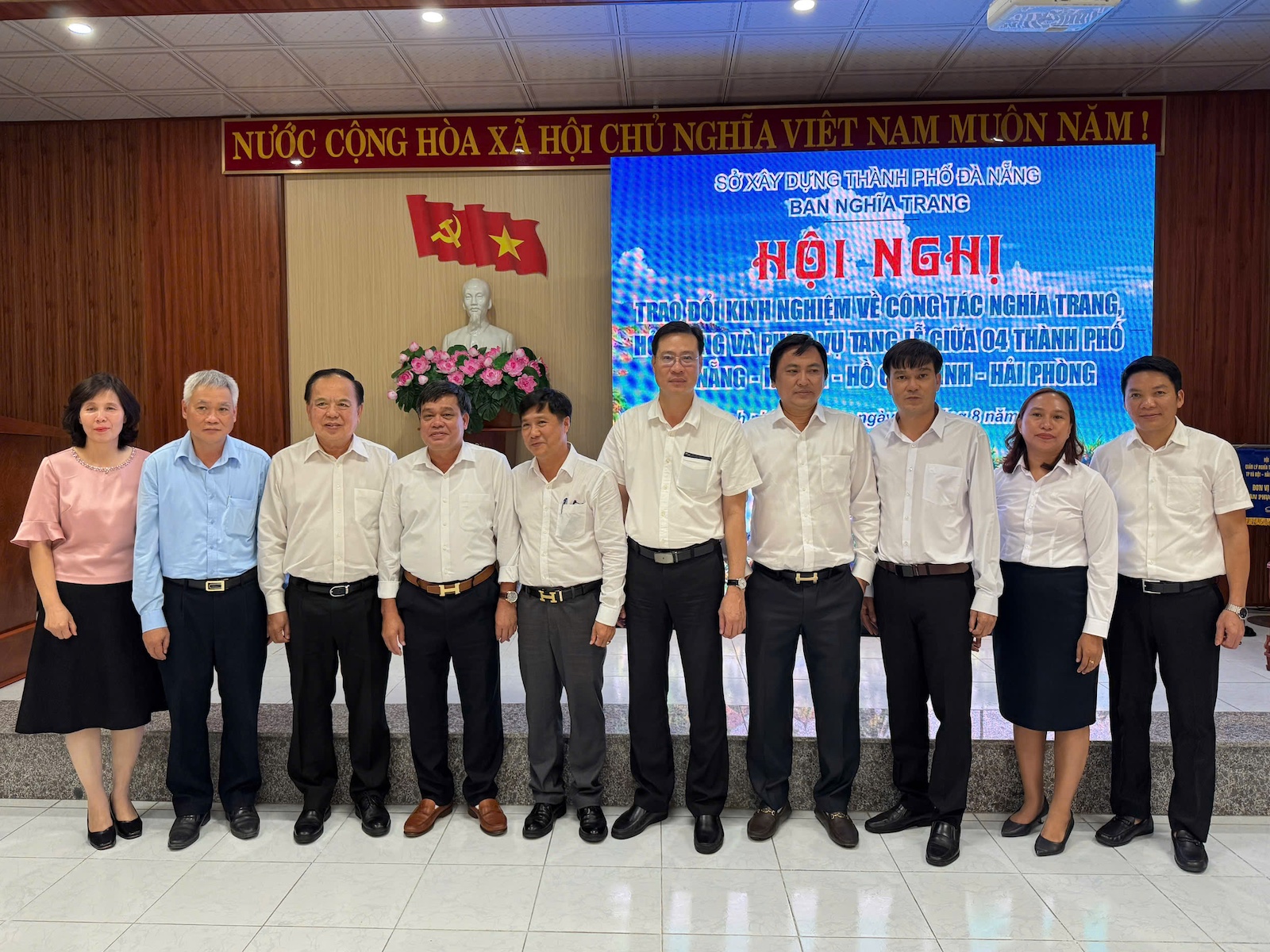 HỘI NGHỊ TRAO ĐỔI KINH NGHIỆM VỀ CÔNG TÁC QUẢN LÝ NGHĨA TRANG VÀ PHỤC VỤ TANG LỄ 4 THÀNH PHỐ 2025