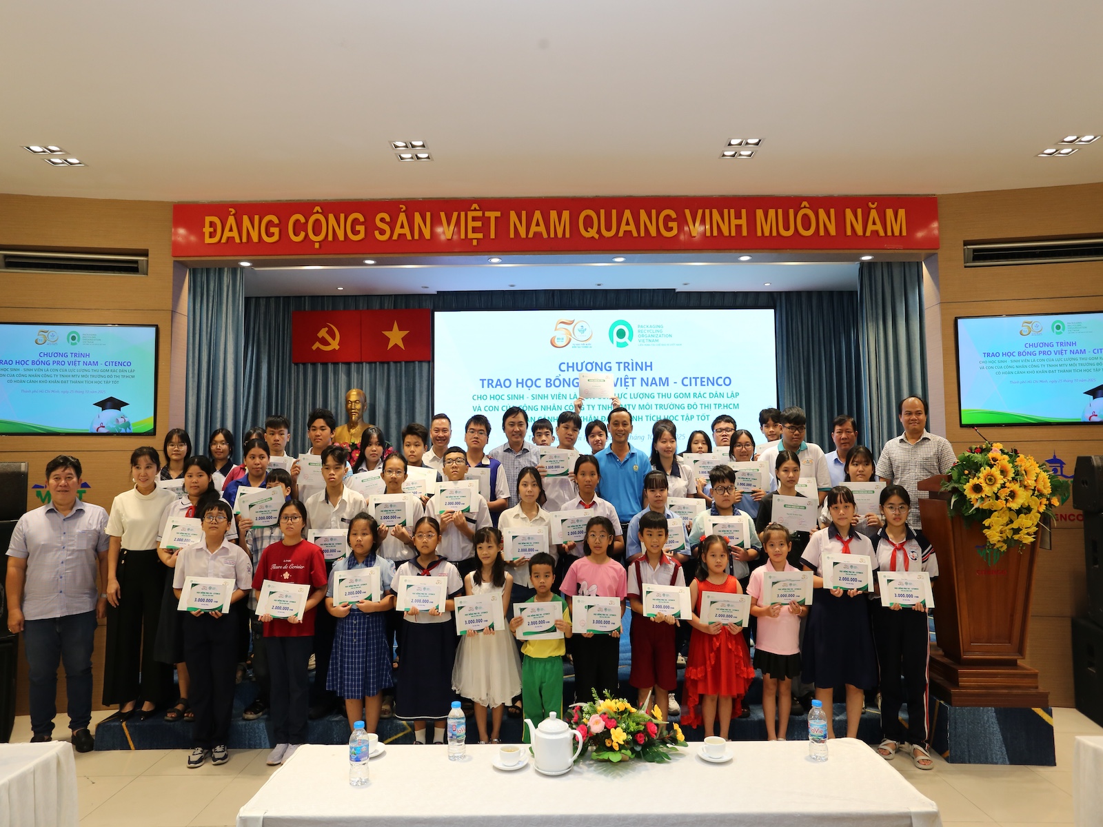 CHƯƠNG TRÌNH TRAO TẶNG HỌC BỔNG PRO VIỆT NAM - CITENCO NĂM HỌC 2025 - 2026