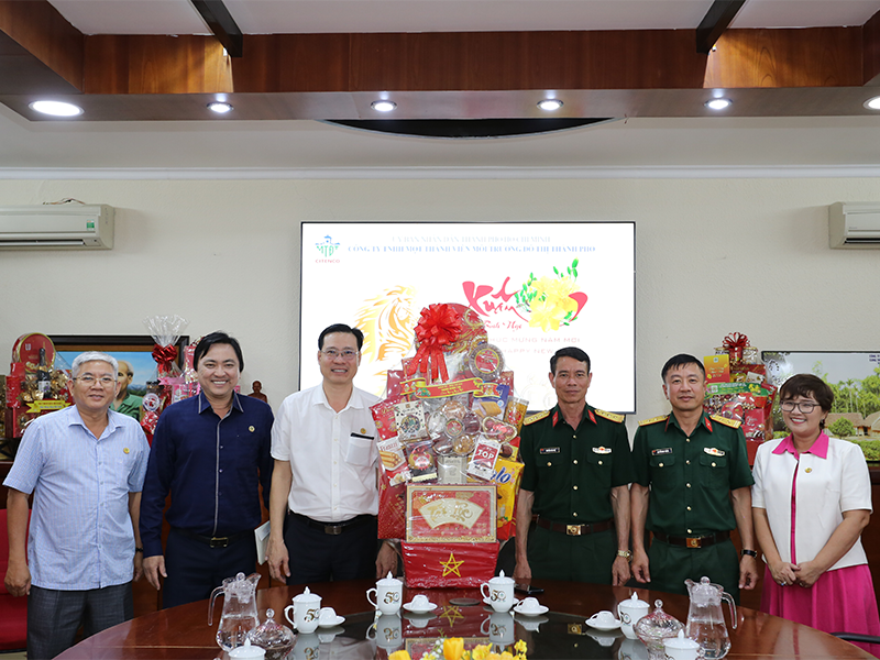 TRUNG ĐOÀN 726 THĂM VÀ CHÚC TẾT CÔNG TY NĂM 2026