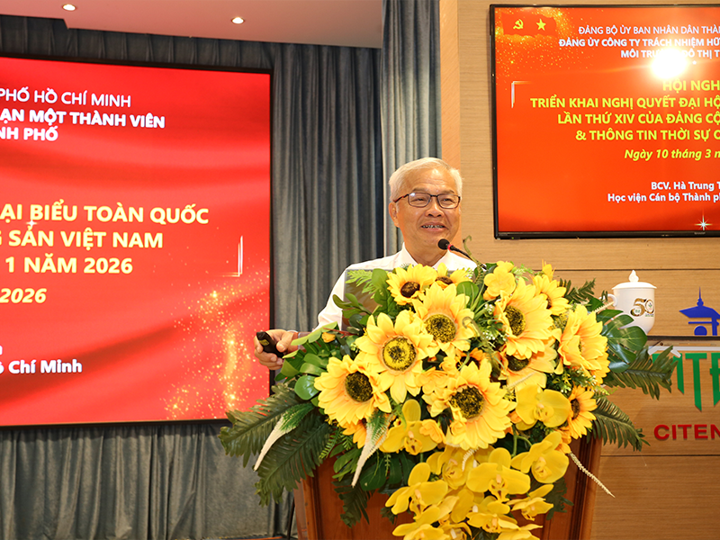 TRIỂN KHAI HỌC TẬP NGHỊ QUYẾT ĐẠI HỘI XIV CỦA ĐẢNG VÀ NGHE THÔNG TIN THỜI SỰ QUÝ I/2026